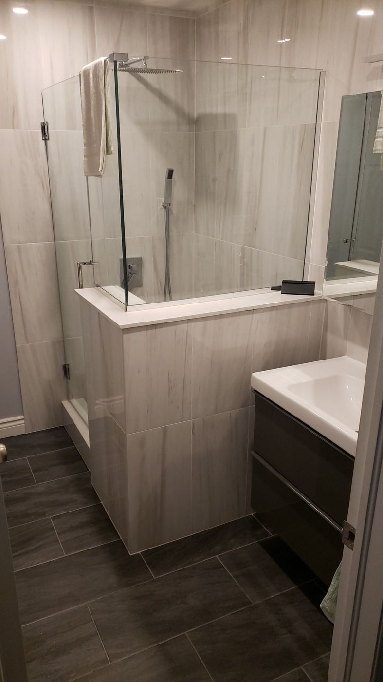Walk-In Glass Shower